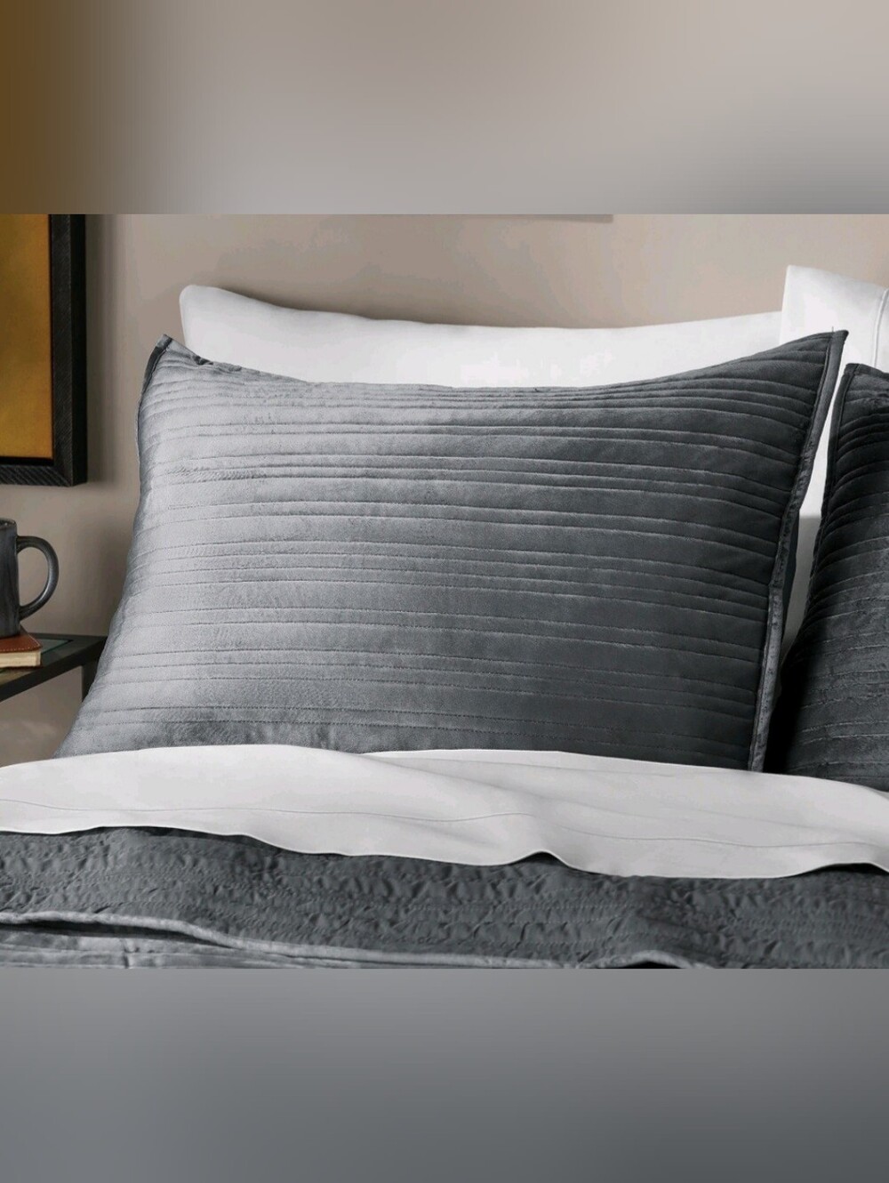 Mainstays Soft Velvet Pillow Sham Standard